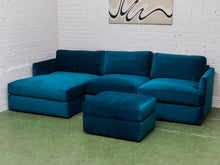 Load image into Gallery viewer, Michonne with Cuddle Chaise and Ottoman in Royale Peacock