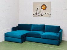 Load image into Gallery viewer, Michonne with Cuddle Chaise and Ottoman in Royale Peacock