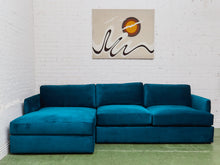 Load image into Gallery viewer, Michonne with Cuddle Chaise and Ottoman in Royale Peacock