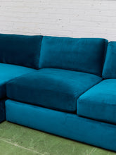 Load image into Gallery viewer, Michonne with Cuddle Chaise and Ottoman in Royale Peacock