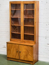 Load image into Gallery viewer, Vintage Mid-Century Narrow Hutch Display Case