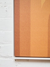 Load image into Gallery viewer, Framed Retro Arch Print – Warm Orange Mid-Century Modern Graphic