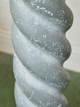Load image into Gallery viewer, Michael Taylor Plaster Spiral Floor Lamp Circa 1980s Postmodern