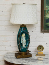 Load image into Gallery viewer, Vintage Italian Marcelo Fantoni Glazed Ceramic Character Lamp