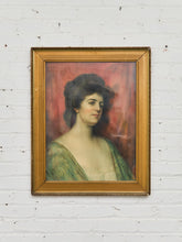 Load image into Gallery viewer, Antique Lithograph of Woman by Carle John Blenner