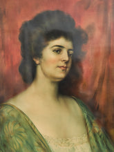 Load image into Gallery viewer, Antique Lithograph of Woman by Carle John Blenner