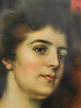 Load image into Gallery viewer, Antique Lithograph of Woman by Carle John Blenner
