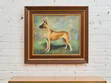 Load image into Gallery viewer, Signed Oil Painting of a Great Dane by Maris Kucarts – Framed Portrait
