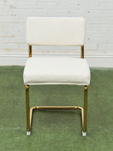 Load image into Gallery viewer, Corduroy Cream, Cantilever Chair