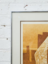 Load image into Gallery viewer, Signed Coastal Bird Serigraph – Mid-Century Modern Framed