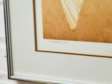 Load image into Gallery viewer, Signed Coastal Bird Serigraph – Mid-Century Modern Framed
