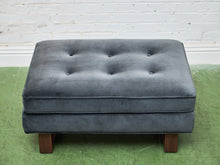 Load image into Gallery viewer, Natasha Ottoman in Royale Gunmetal