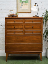 Load image into Gallery viewer, Dixie Mid Century Highboy Dresser