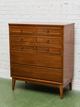 Load image into Gallery viewer, Dixie Mid Century Highboy Dresser
