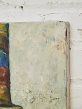 Load image into Gallery viewer, Textured Still Life Oil Painting – Earthen Vessels with Colorful Textile