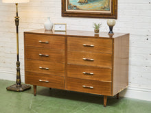 Load image into Gallery viewer, 8 Drawer Mid Century Dresser