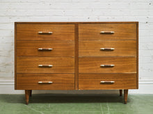 Load image into Gallery viewer, 8 Drawer Mid Century Dresser