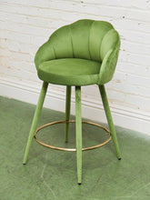 Load image into Gallery viewer, Apple Green Counter Stool