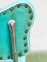 Load image into Gallery viewer, Set of 4 Turquoise Rare Hairpin Leg Sweetheart Diner Chairs