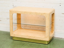 Load image into Gallery viewer, Tessellated Stone and Brass Inlay Etagere Bar by Maitland-Smith
