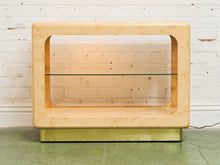 Load image into Gallery viewer, Tessellated Stone and Brass Inlay Etagere Bar by Maitland-Smith