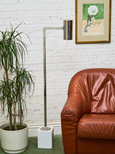 Load image into Gallery viewer, RENTAL Marble Base Chrome Lamp