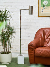 Load image into Gallery viewer, RENTAL Marble Base Chrome Lamp