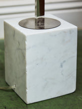 Load image into Gallery viewer, RENTAL Marble Base Chrome Lamp