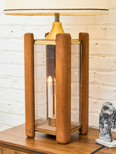 Load image into Gallery viewer, Oak 70’s Table Lamp