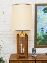 Load image into Gallery viewer, Oak 70’s Table Lamp