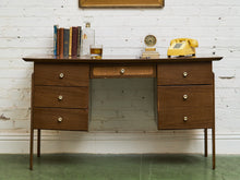 Load image into Gallery viewer, 1960s Rattan Front Formica Desk