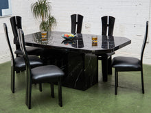 Load image into Gallery viewer, Faux Marble Dining Table