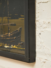 Load image into Gallery viewer, Mid Century Green and Yellow Nautical Art