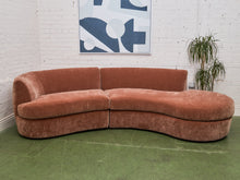 Load image into Gallery viewer, Charlotte Sofa with Bumper Chaise in Ginger