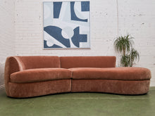 Load image into Gallery viewer, Charlotte Sofa with Bumper Chaise in Ginger