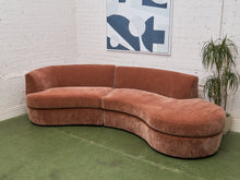 Load image into Gallery viewer, Charlotte Sofa with Bumper Chaise in Ginger