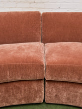 Load image into Gallery viewer, Charlotte Sofa with Bumper Chaise in Ginger