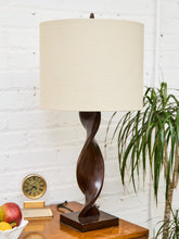Load image into Gallery viewer, Twisted Faux Wood Lamp