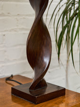 Load image into Gallery viewer, Twisted Faux Wood Lamp