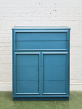 Load image into Gallery viewer, Blue Vintage Framed Highboy