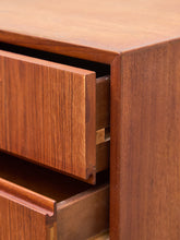 Load image into Gallery viewer, Westnofa Mid Century Teak Plinth Base 8 Drawer Dresser