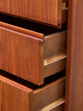 Load image into Gallery viewer, Westnofa Mid Century Teak Plinth Base 8 Drawer Dresser