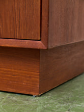 Load image into Gallery viewer, Westnofa Mid Century Teak Plinth Base 8 Drawer Dresser