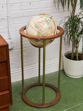 Load image into Gallery viewer, Vintage Standing Globe