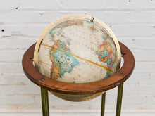 Load image into Gallery viewer, Vintage Standing Globe