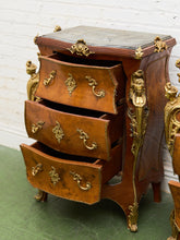 Load image into Gallery viewer, Louis XV 19th Century Bombe Chest Small