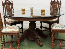 Load image into Gallery viewer, Victorian Gothic late 1800s early 1900’s Dining Set