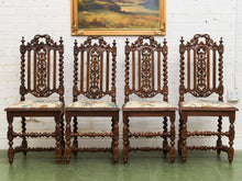 Load image into Gallery viewer, Victorian Gothic late 1800s early 1900’s Dining Set