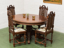 Load image into Gallery viewer, Victorian Gothic late 1800s early 1900’s Dining Set