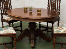 Load image into Gallery viewer, Victorian Gothic late 1800s early 1900’s Dining Set